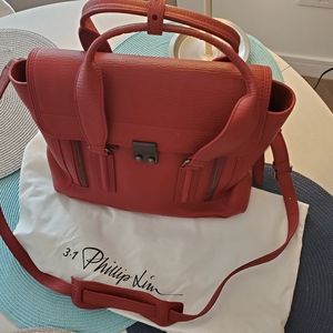 3.1 Phillip Lim Red Medium Pashli Satchel